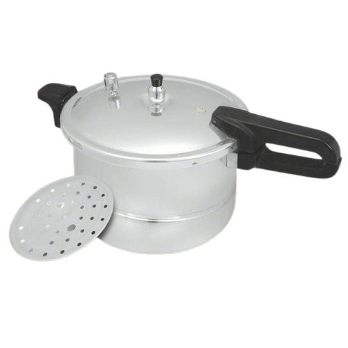 CHEF Aluminum Pressure Cooker & Steamer 1305 - 11 Liter