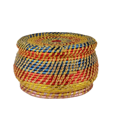 Handicraft Fancy Bread Basket (Hotpot) Length: 12". Height: 7" - Large