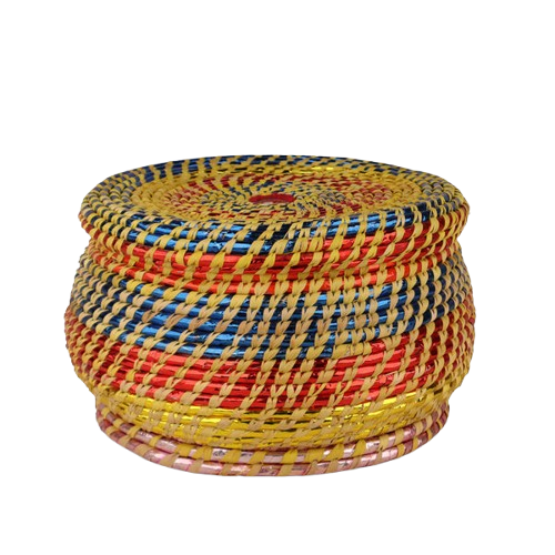Handicraft Fancy Bread Basket (Hotpot) Length: 12". Height: 7" - Large
